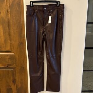 NWT Faux Leather Pants